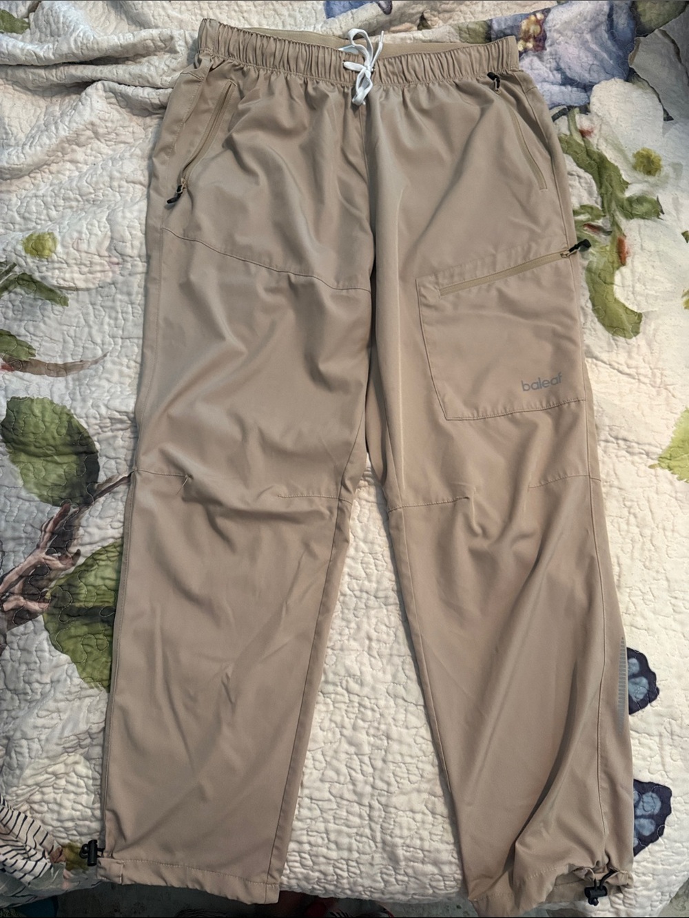 Baleaf Women's Tan Lightweight Track Joggers